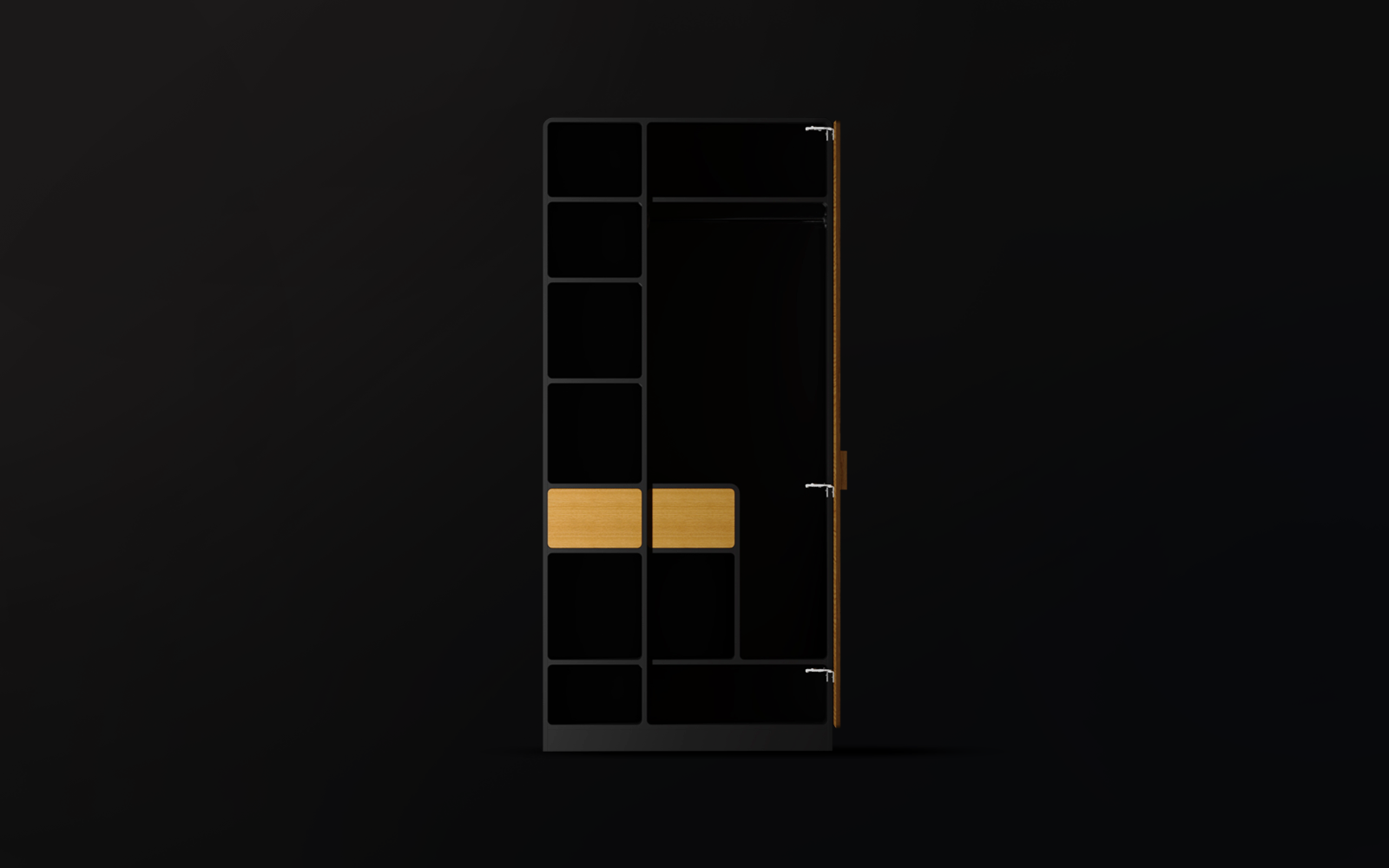 Final wardrobe layout render