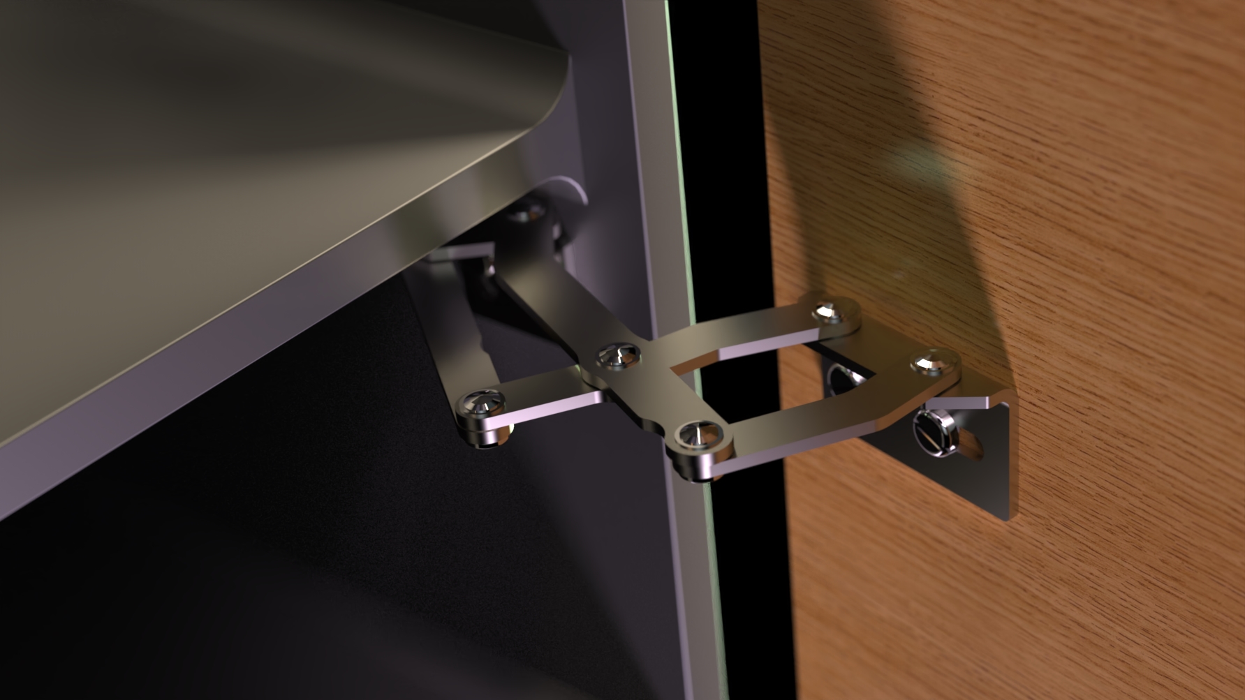Hinge close-up