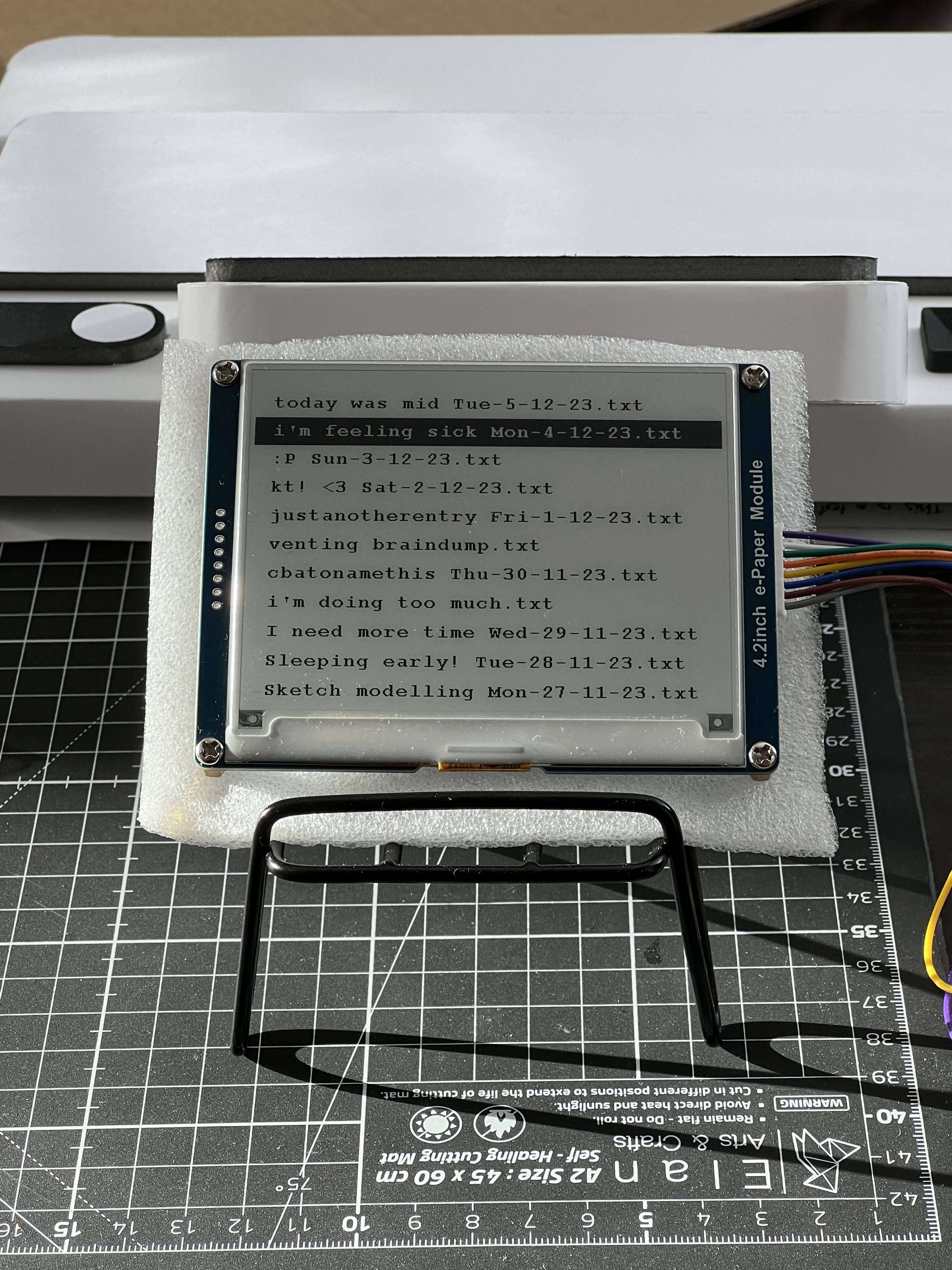 Prototype in use