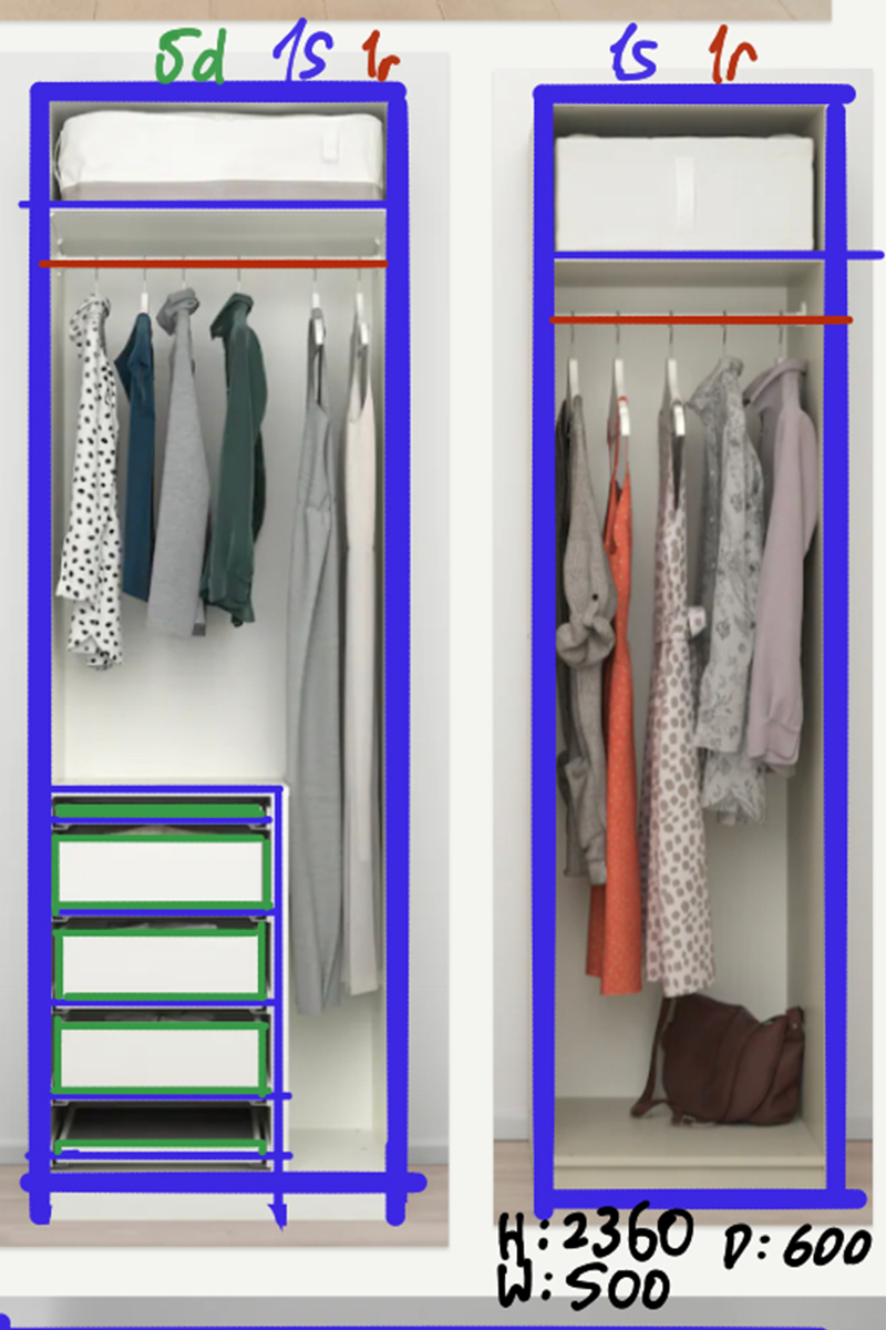 Ikea layout exploration
