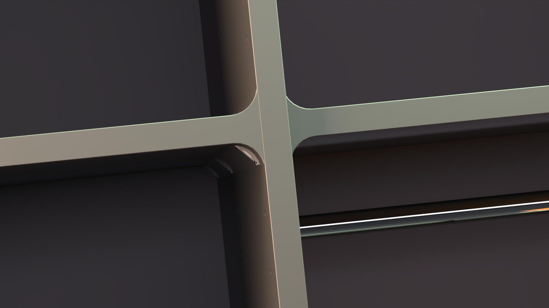 Shelf holder detail