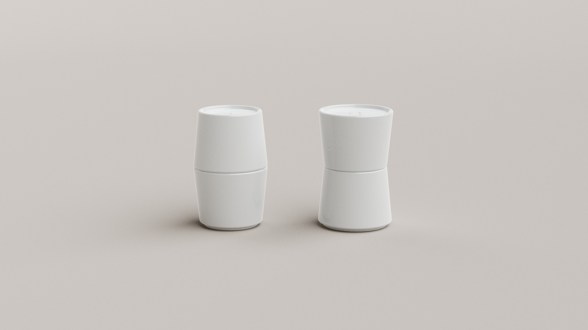 Salt and pepper shakers