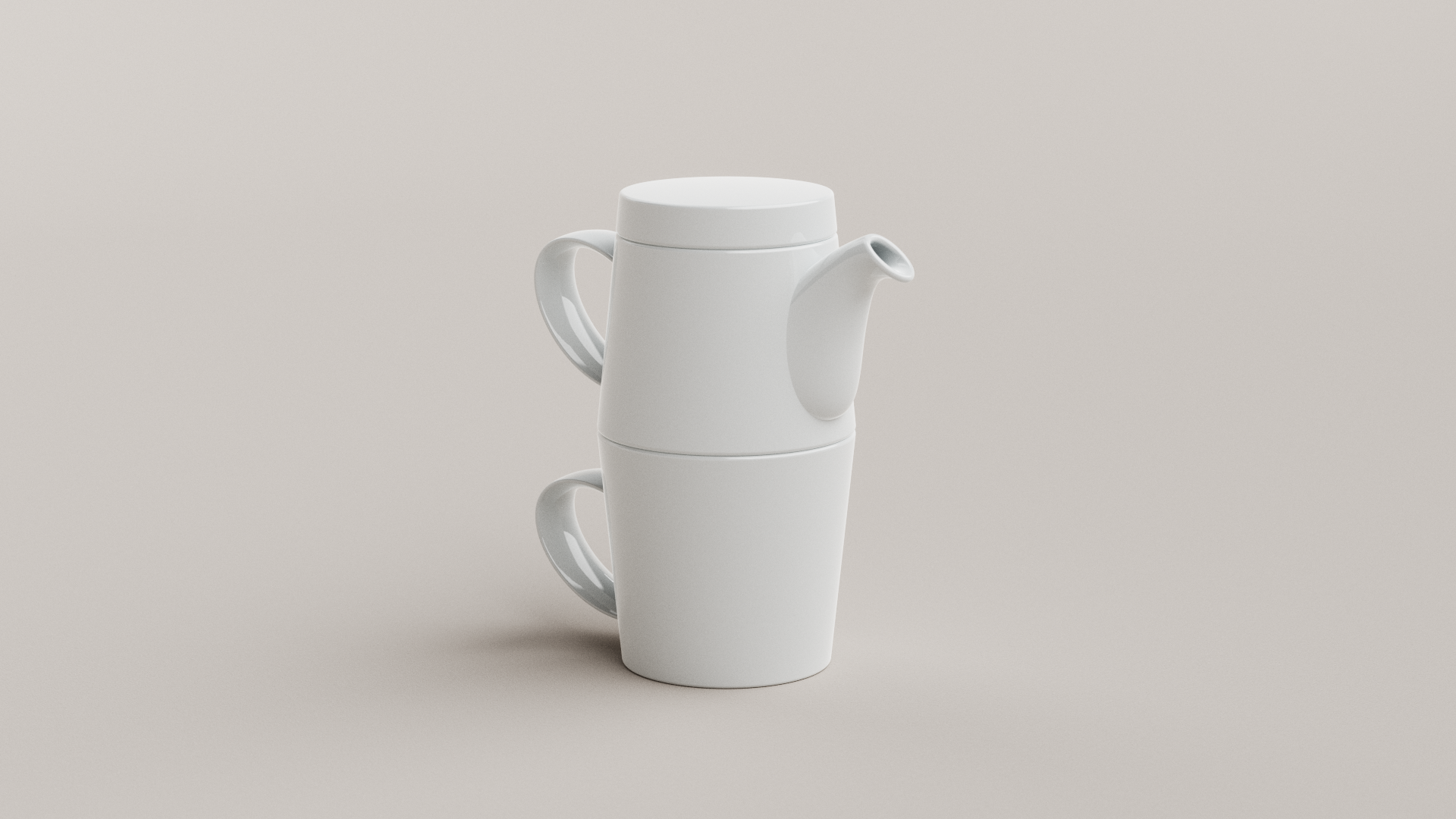 Solo teapot and mug